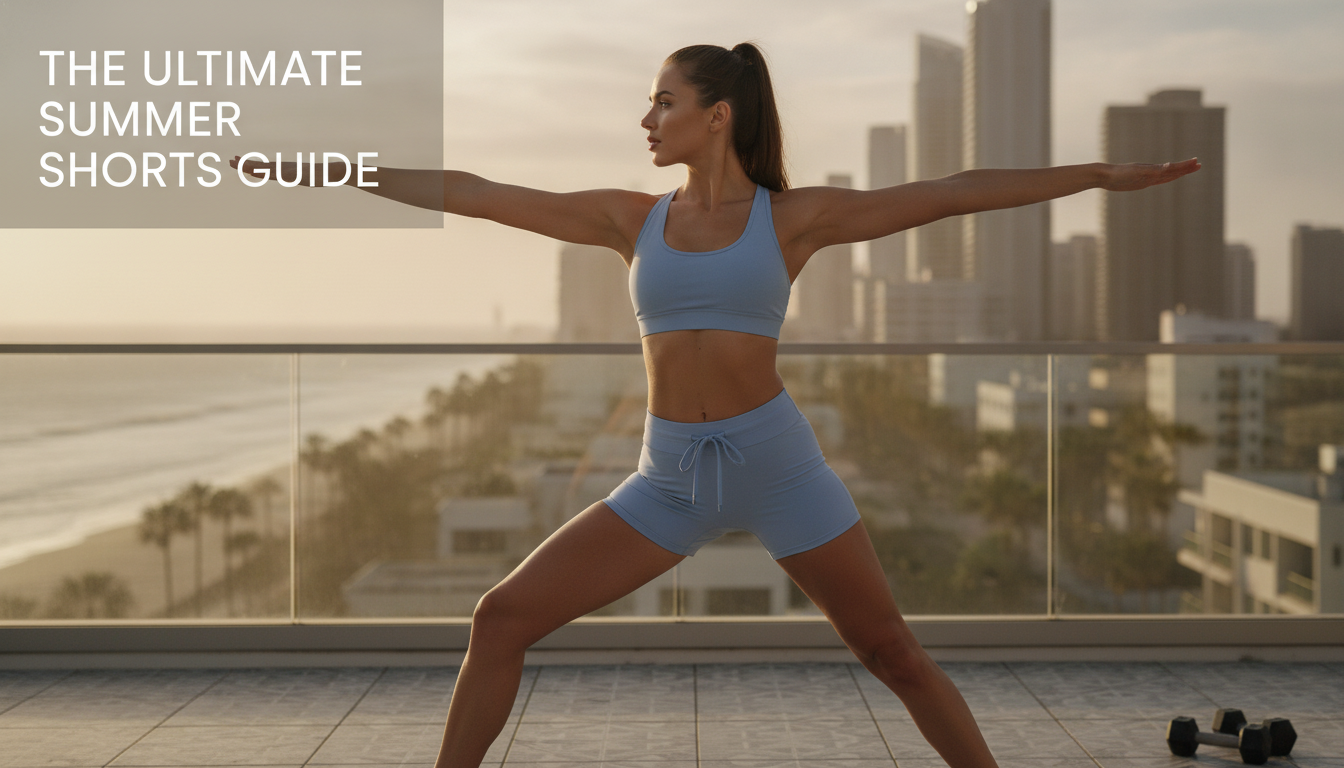 High-Waisted Drawstring Yoga Shorts: Breathable Support